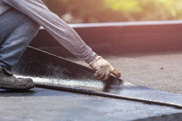 Professional Emergency Waterproofing technician working in New Lisbon, NJ